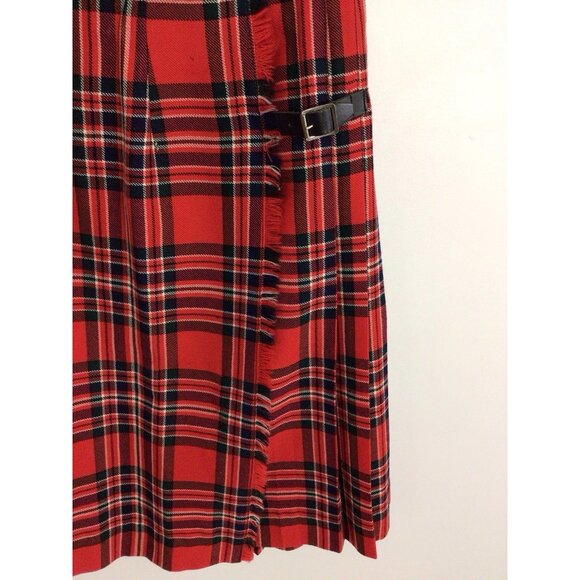 Lochcarron Plaid Wool Skirt Authentic Tartan Kilt Made In Scotland Women Small - Picture 5 of 8